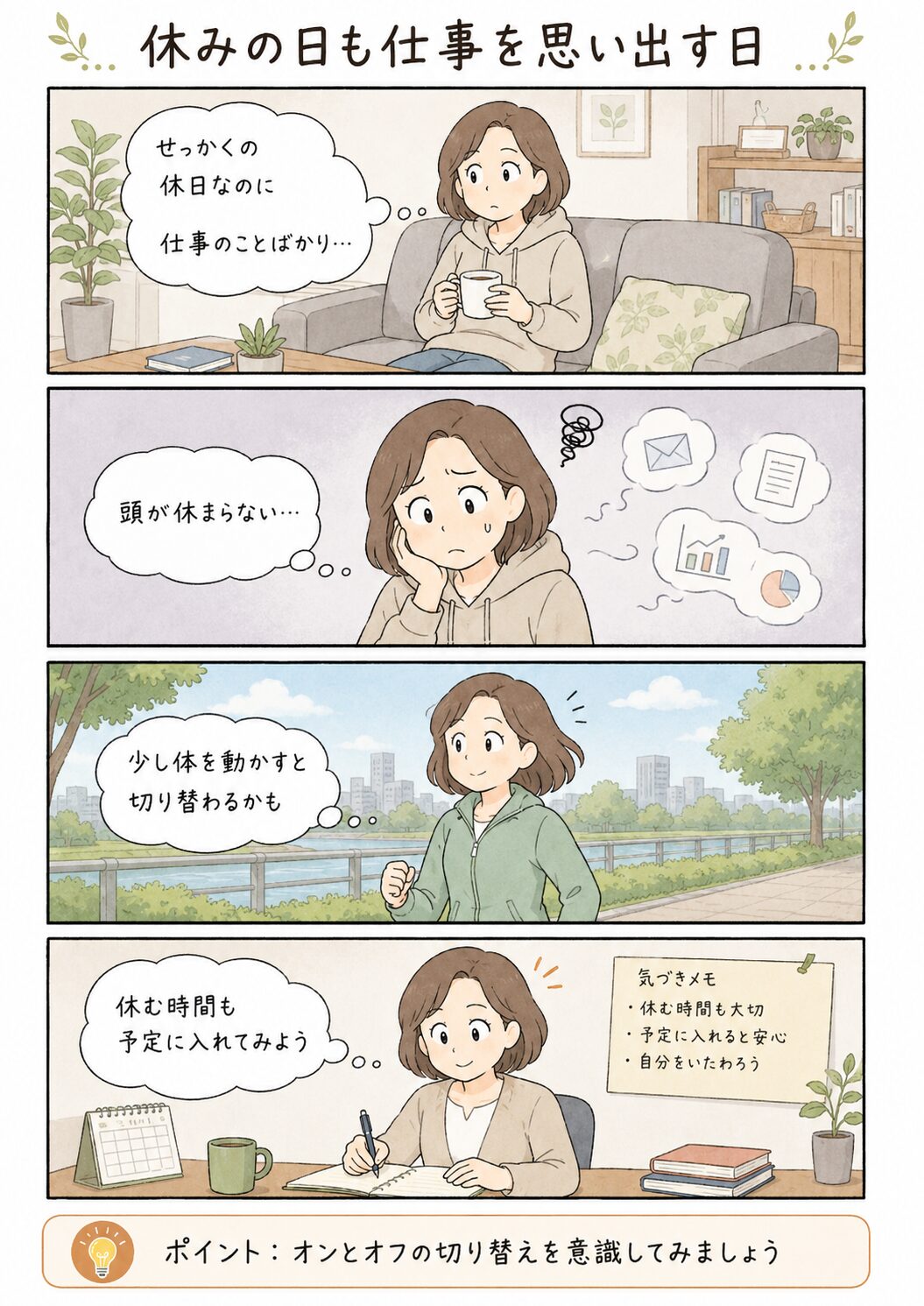 通勤や外出がつらい暑い日の漫画コラム