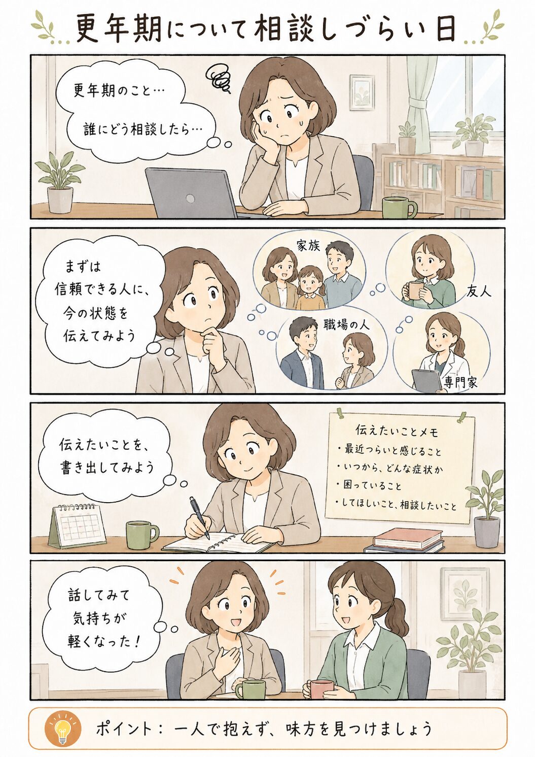 休んだ翌日に罪悪感が強い日の漫画コラム